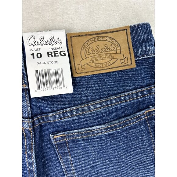 Cabelas Brush Pants Youth 10 Jeans Sportsman Hunting Fishing Outdoors Guard Kids - Picture 9 of 10